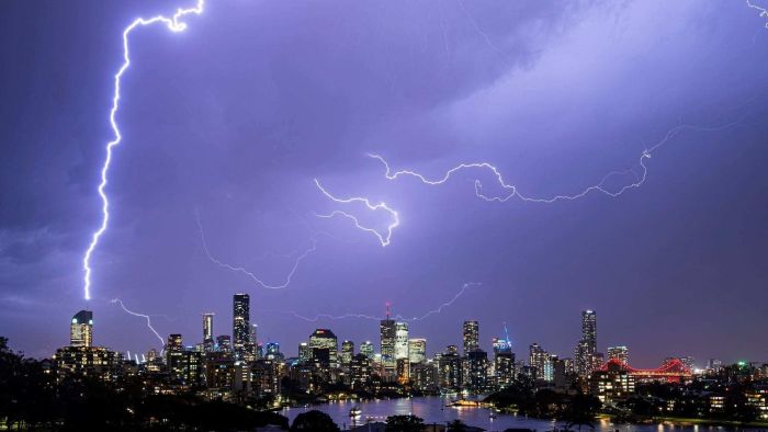 Queensland storms forecast again, but now there’s a risk of fires