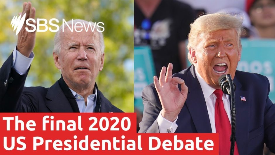 US Presidential Debate: Donald Trump and Joe Biden face-off in final US election debate I SBS News