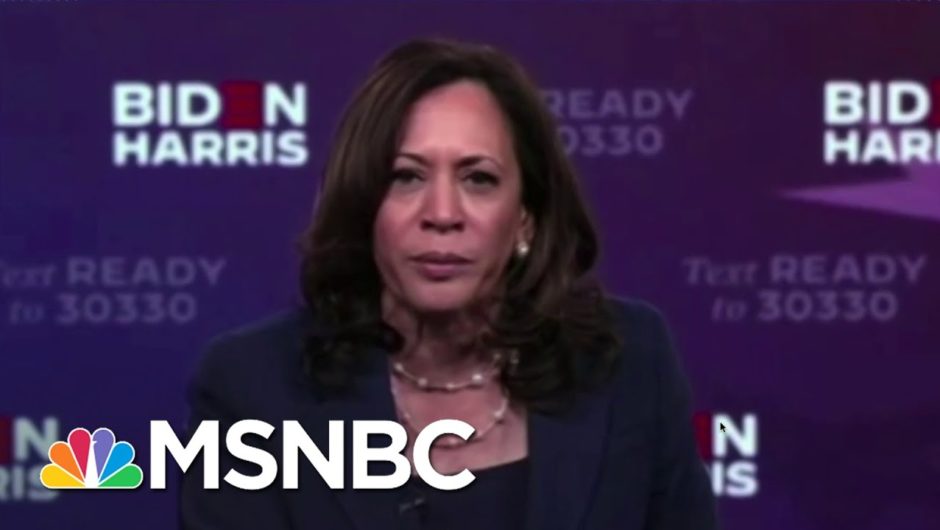 Sen. Harris Stresses Importance Of The 2020 Election: 'When We Vote, Things Get Better' | MSNBC