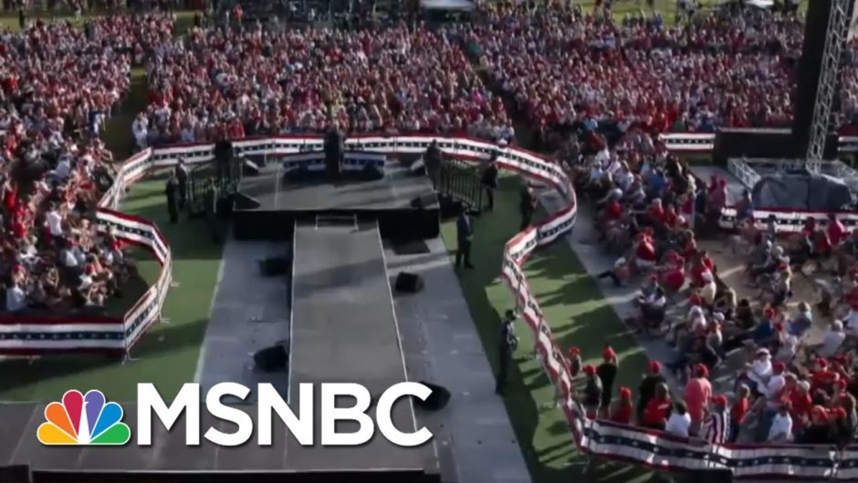 Some Sites Of Irresponsible Trump Rallies See Subsequent Covid Spike | Rachel Maddow | MSNBC