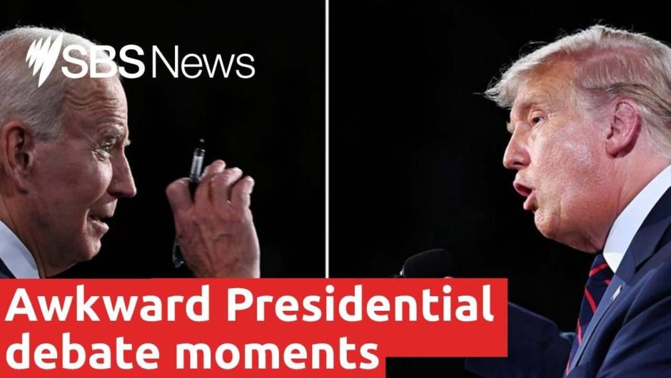 Awkward moments from the final US Presidential debate I SBS News