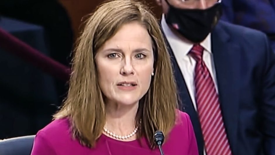 Amy Coney Barrett Claims That Science Is "Controversial" In Alarming Testimony