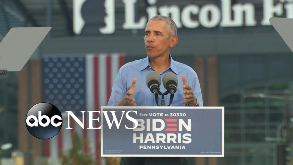 President Obama unleashes on Trump ahead of final debate with Biden l GMA