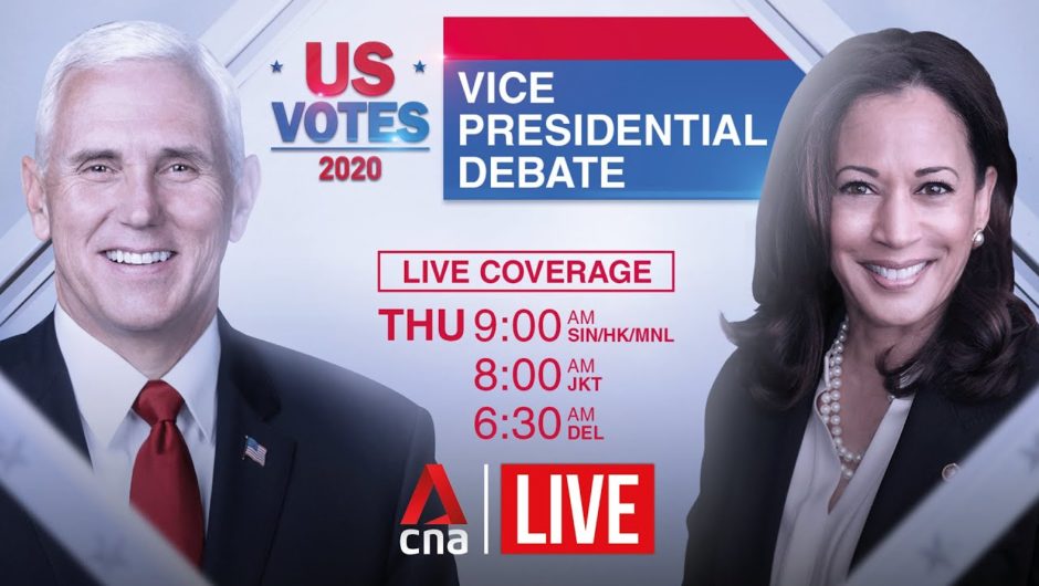 US election 2020: Vice presidential debate between Mike Pence and Kamala Harris