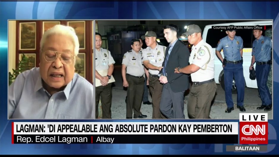 Pemberton ginawaran ng absolute pardon ni Duterte