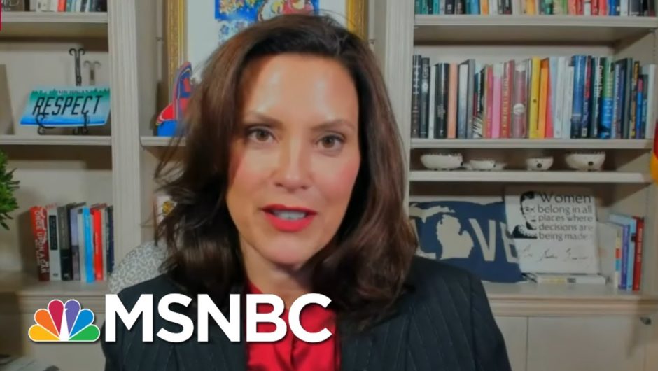 Trump Rhetoric Inciting Domestic Terror: Michigan Governor Whitmer | Rachel Maddow | MSNBC