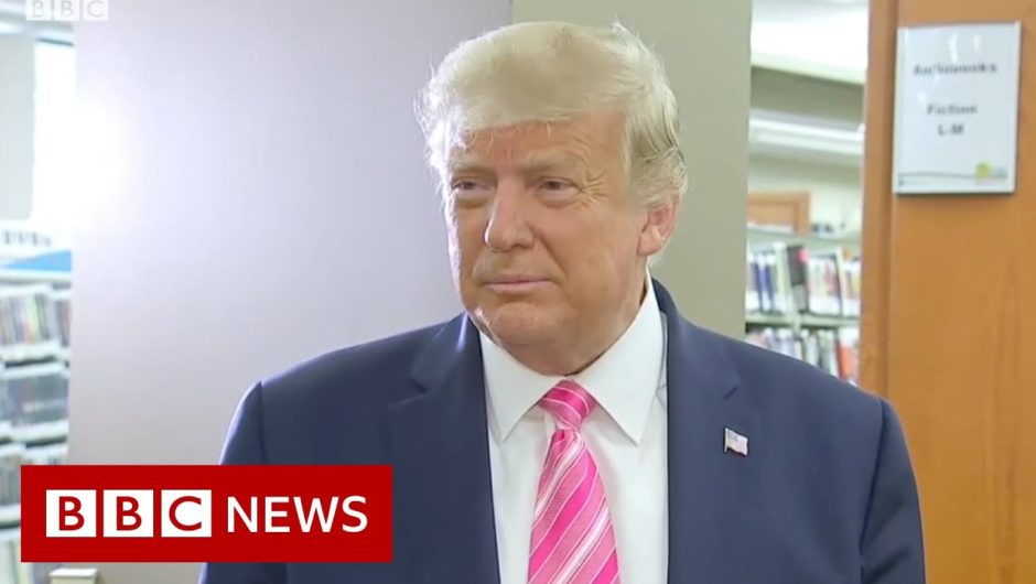 US election 2020: President Trump casts his vote – BBC News