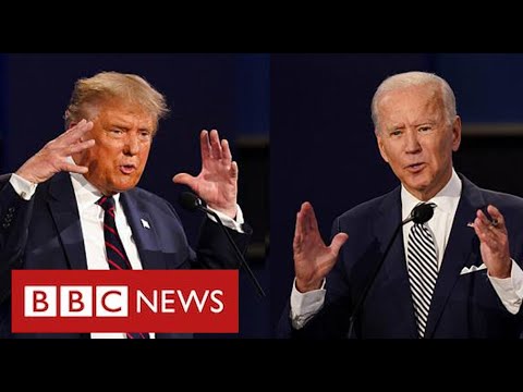 Bitter divisions in final debate as US polling day approaches – BBC News
