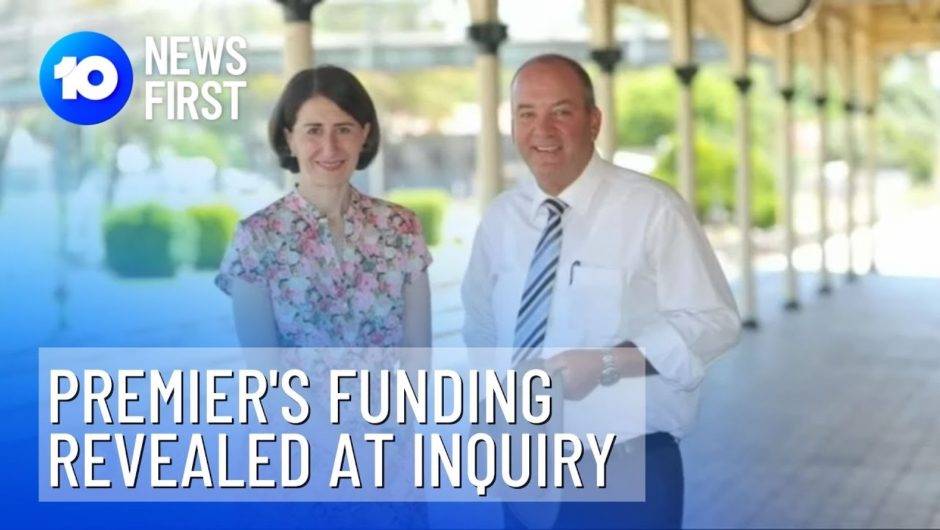 Gladys Berejiklian's Grants For Daryl McGuire's Electorate | 10 News First