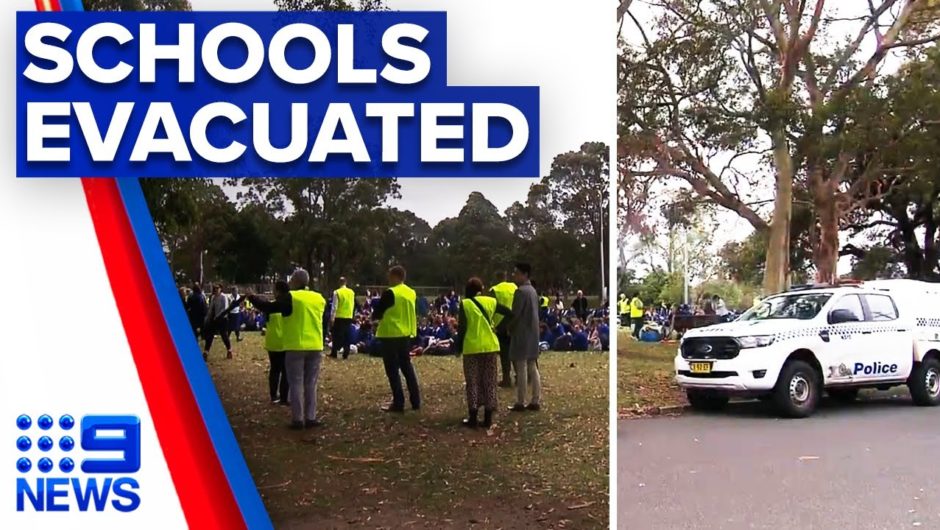 Thousands of students evacuated from classrooms | 9 News Australia