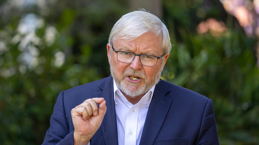 Kevin Rudd says Jeffery Epstein’s donations to his think tank are ‘deeply disturbing’
