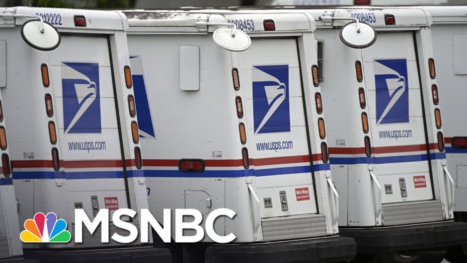 U.S. Postal Service Pulls Uniformed Police From Protective Patrols: WSJ | Rachel Maddow | MSNBC