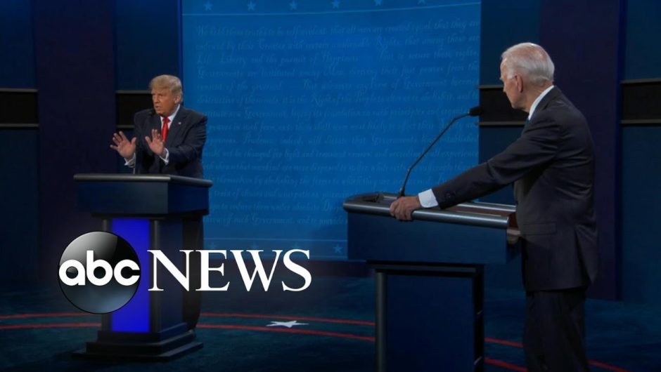 Final presidential debate shows starkly different views of COVID-19