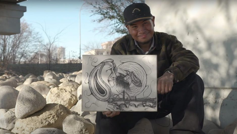 This homeless man's drawings are turning his life around