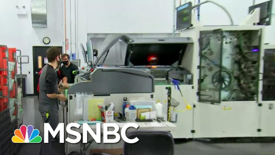 Arizona Warehouse Processes Thousands Of Mail-In Ballots Daily | Craig Melvin | MSNBC