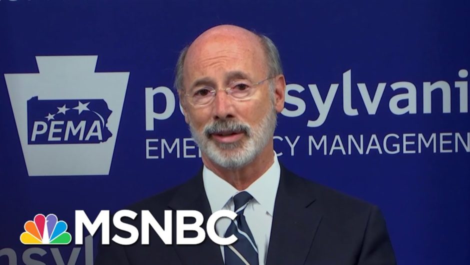 PA Gov. Responds To Trump's Attacks: Pennsylvania Has Been Open For Months | Katy Tur | MSNBC