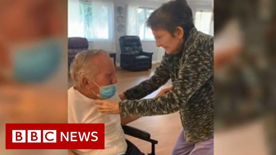 Elderly couple, married for 60 years, reunited after 215 days apart – BBC News