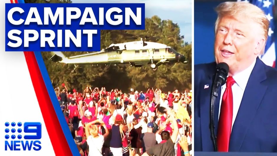 Donald Trump hosts two rallies in Florida | 9 News Australia