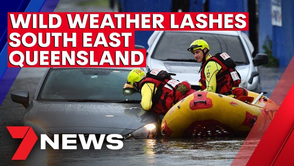Large hail and flash flooding as superstorms lash South East Queensland | 7NEWS