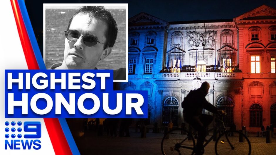 Beheaded French teacher awarded nation’s highest honour | 9 News Australia