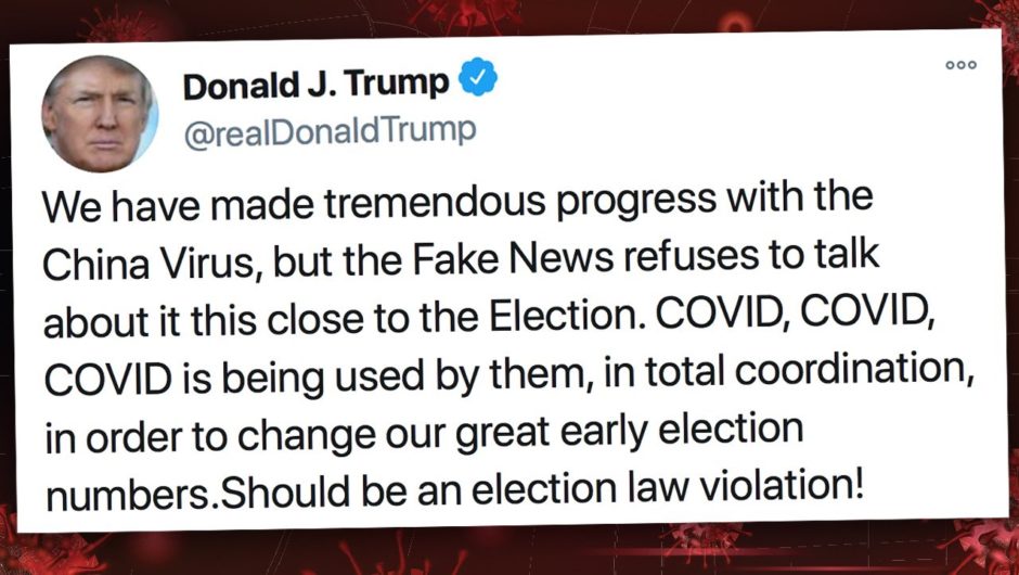 Trump Thinks It Should Be Illegal For Media To Talk About Pandemic