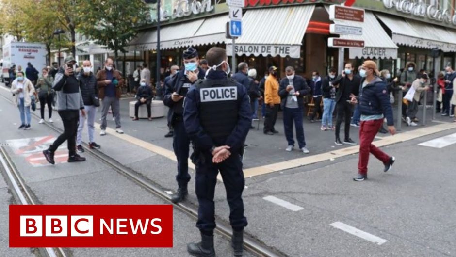 Three stabbed to death in France 'terror attack' – BBC News