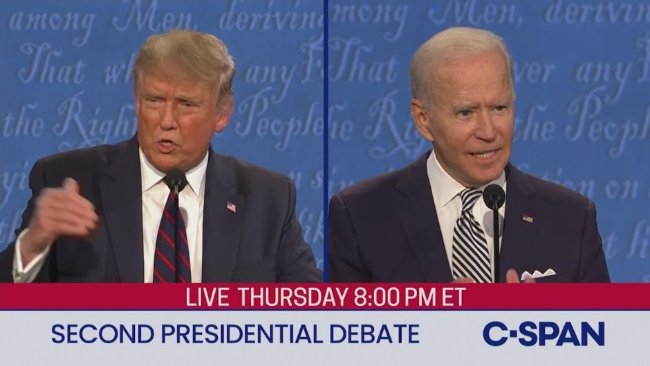 Second 2020 Presidential Debate between Donald Trump and Joe Biden