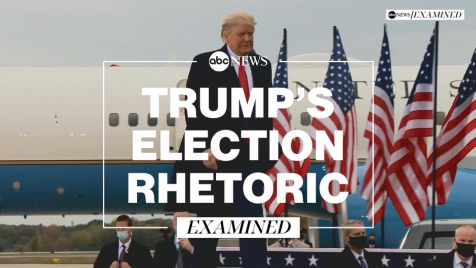 How Trump's rhetoric is casting doubt on the election | ABC News