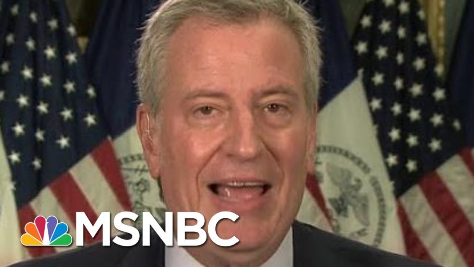 De Blasio Pushes Back Against Trump, Says NYC Is 'Fighting Back' | Morning Joe | MSNBC