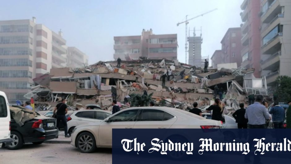 Powerful earthquake hits Turkey and Greece, toppling buildings and flooding streets