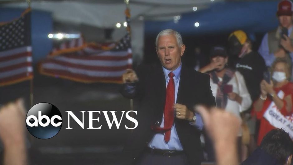 Pence continues rallies despite 5 aides testing positive for COVID-19