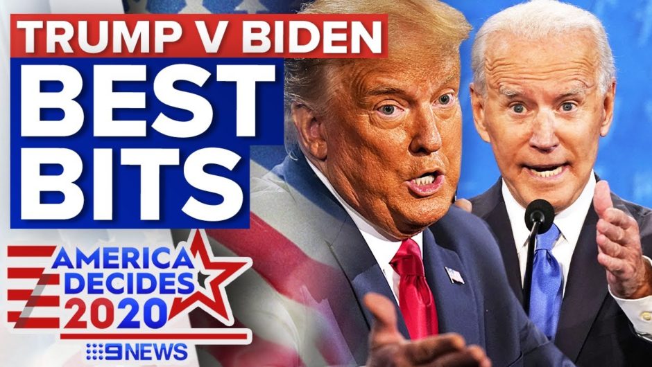Highlights from the Trump Biden debate in Nashville | 9 News Australia