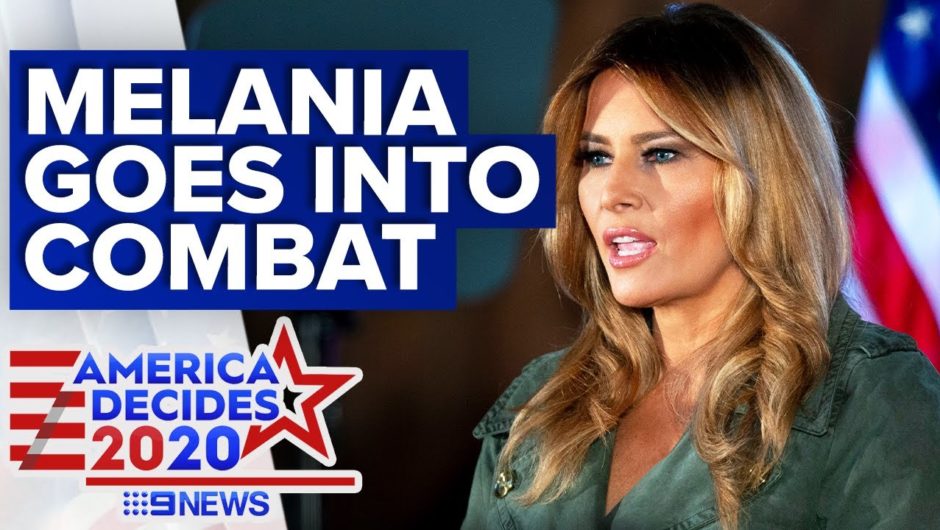 Melania Trump slams ‘socialist’ Joe Biden in Pennsylvania | 9News Australia