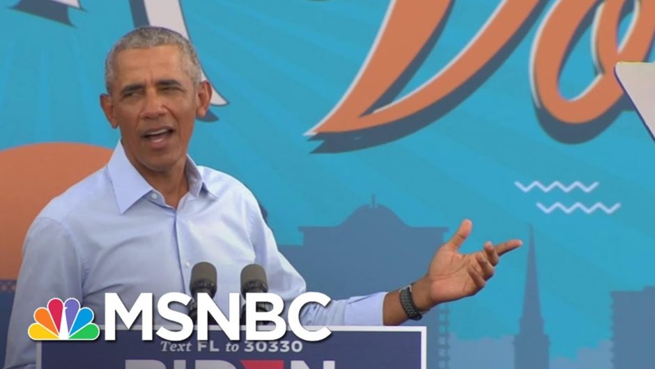Obama Slams Trump's Coronavirus Response While Campaigning For Biden | MSNBC