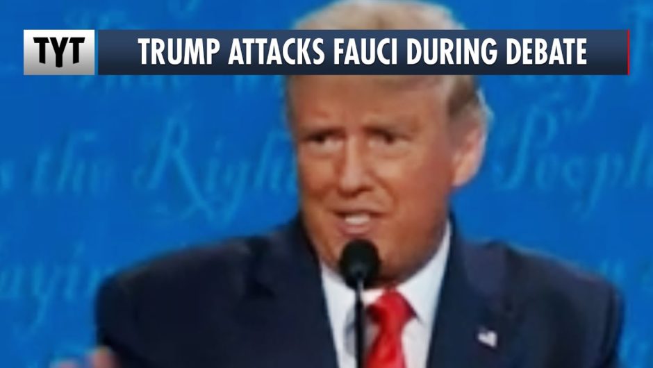 Trump's SALTY ATTACK on Dr. Fauci During Final Presidential Debate