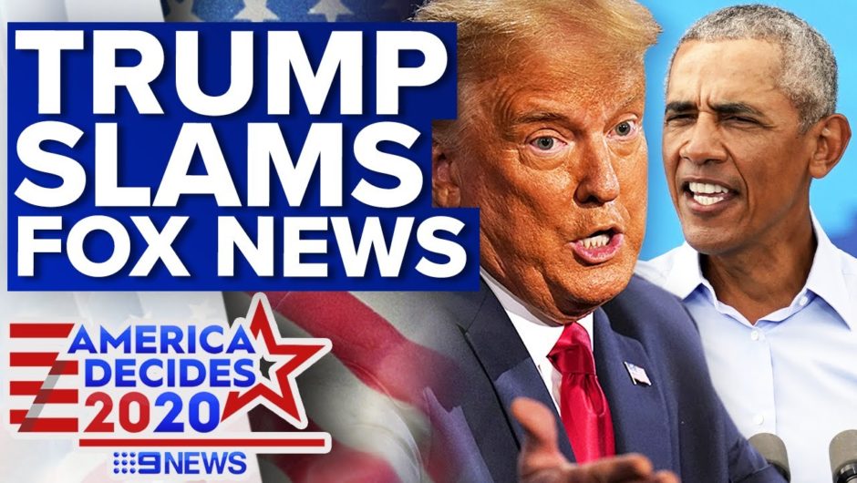 Trump lashes Fox News after Obama broadcast | 9 News Australia