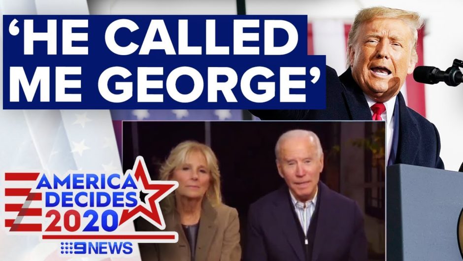 Trump claims Biden called him ‘George’ by mistake during virtual concert | 9News Australia