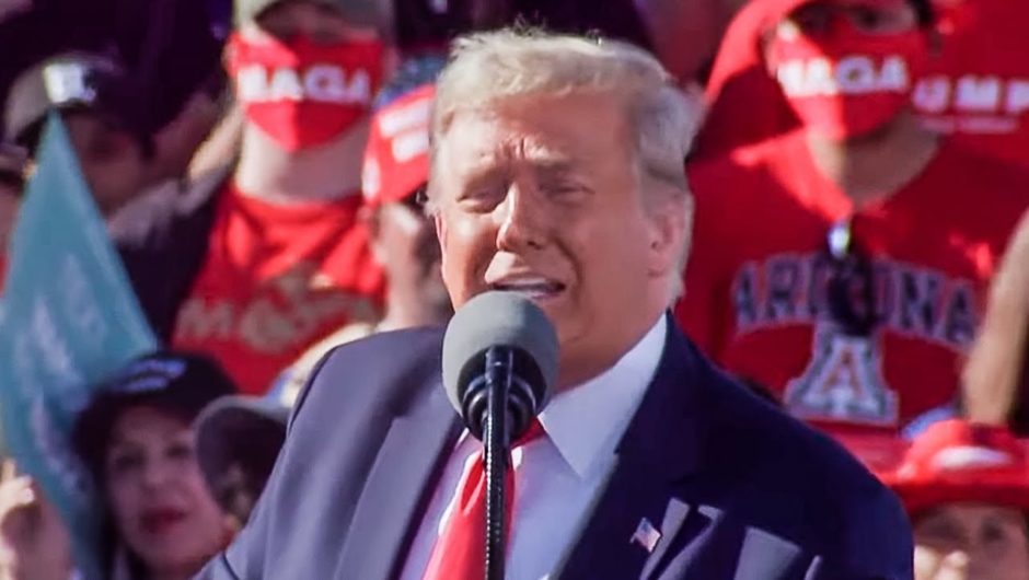 Trump Starts Attacking Republicans During Deranged Rally
