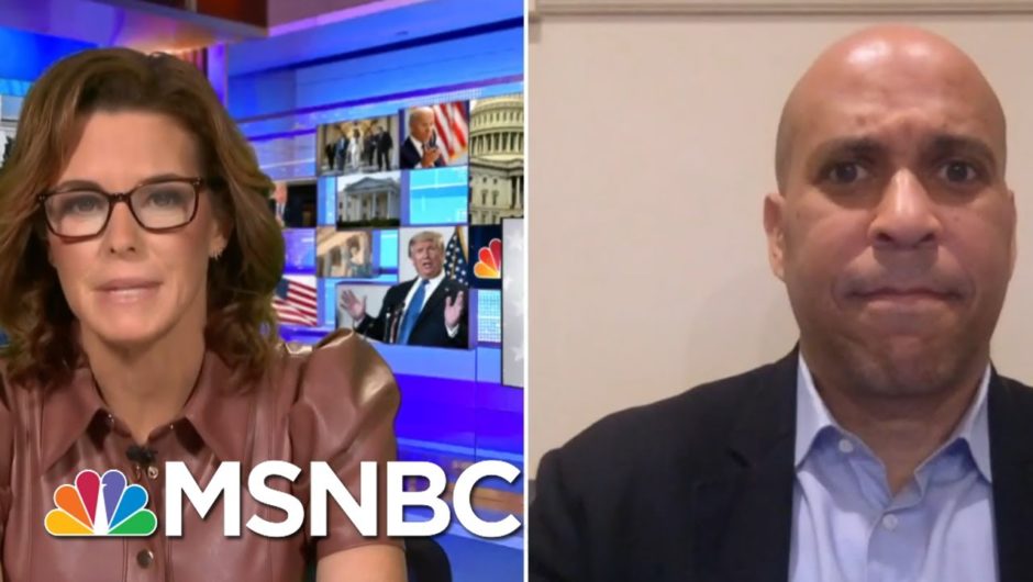 Sen. Booker Reacts To Trump Touting His Record On Race | Stephanie Ruhle | MSNBC