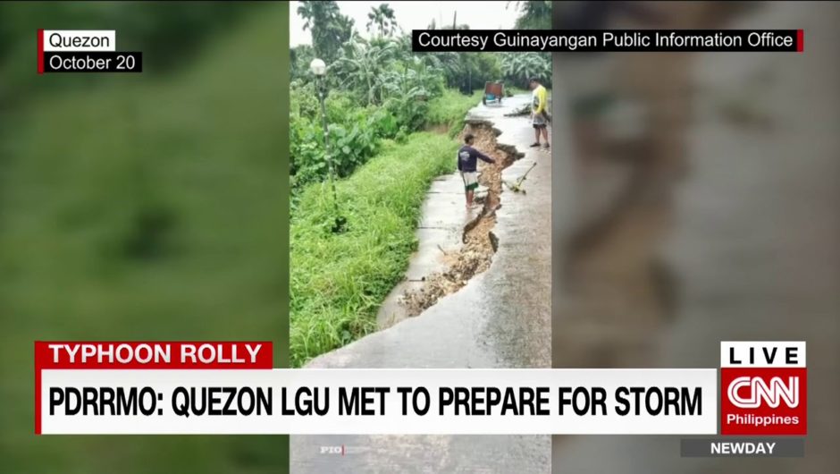 Typhoon Rolly expected to hit Central Luzon-Quezon area