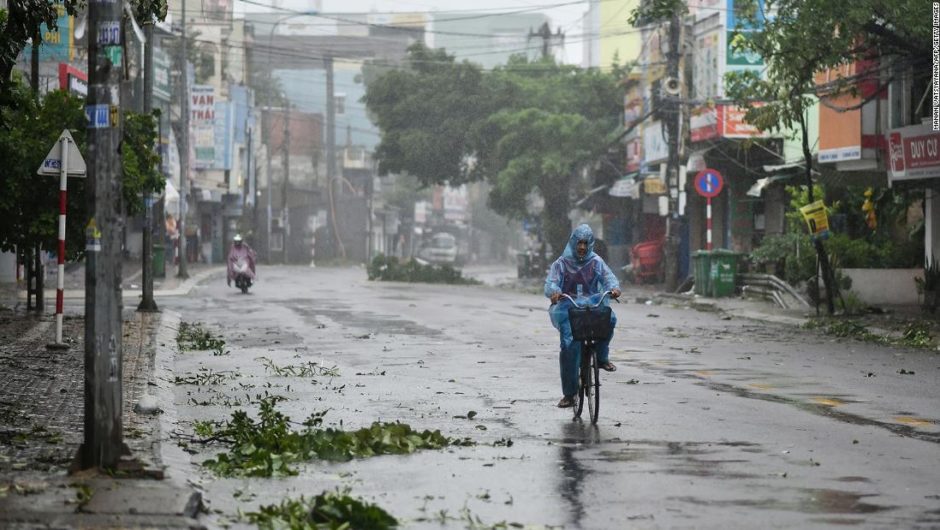 Typhoon Molave makes landfall in Vietnam in the aftermath of deadly floods