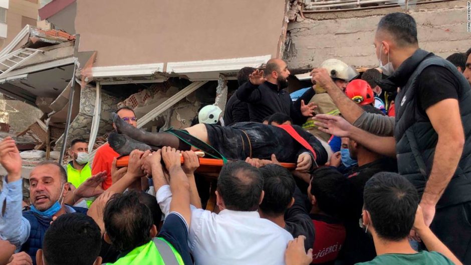 Turkey-Greece earthquake: Rescuers have pulled more than 100 survivors from the rubble of Izmir
