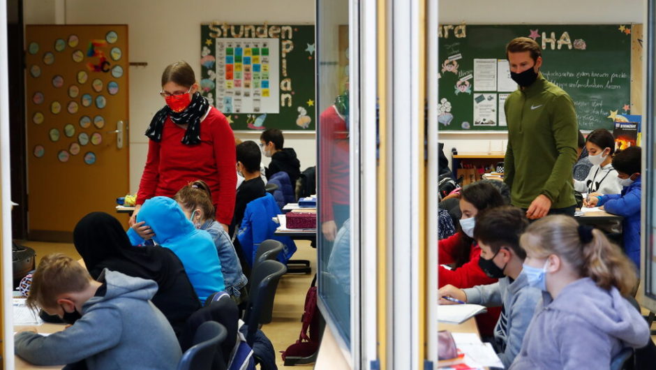 Europe’s Locked Down, but Schools Are Open