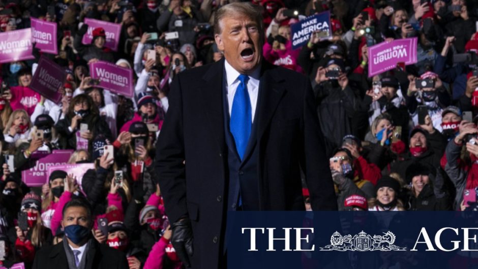 Trump supporters stuck in the cold for hours when buses can’t reach Omaha rally