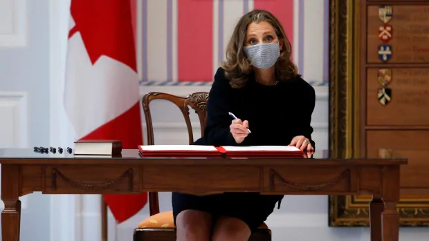 Chrystia Freeland in self-isolation following COVID-19 app exposure notification