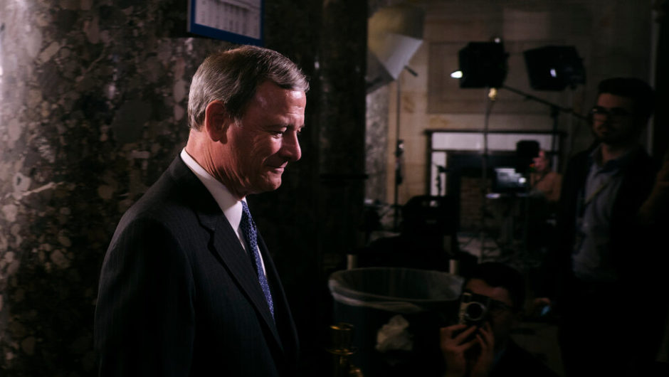 In Voting Cases, Chief Justice Roberts Is Alone but in Control