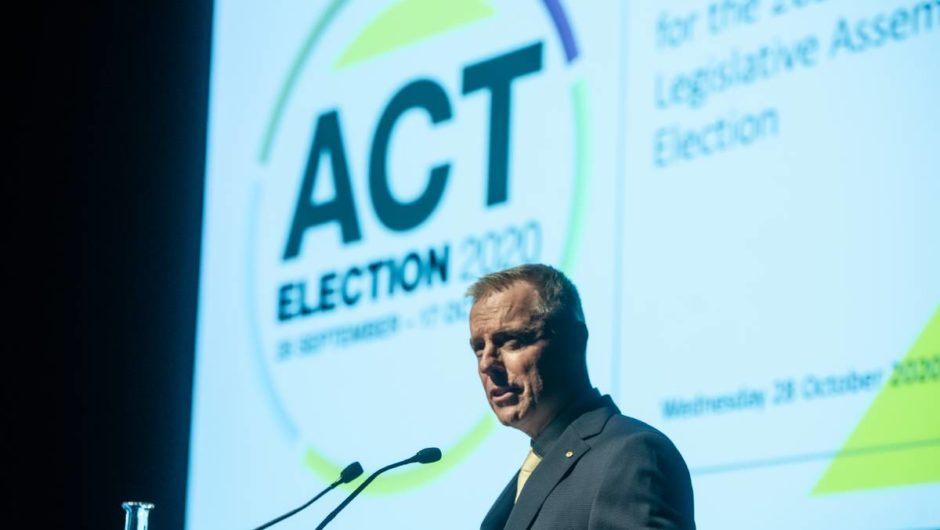 ACT election 2020: Informal vote count drops in 2020 poll | The Canberra Times