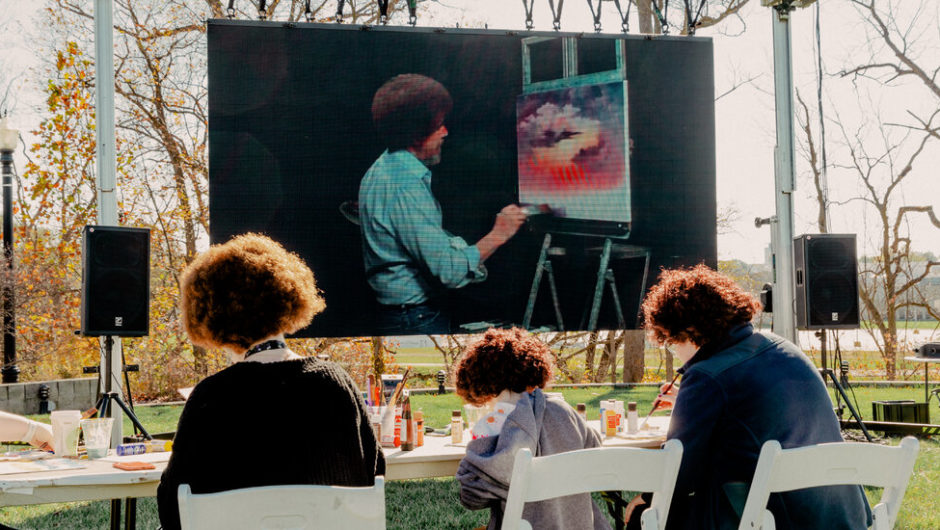 ‘Bob Ross Experience’ Opens in Indiana, Happy Trees and All