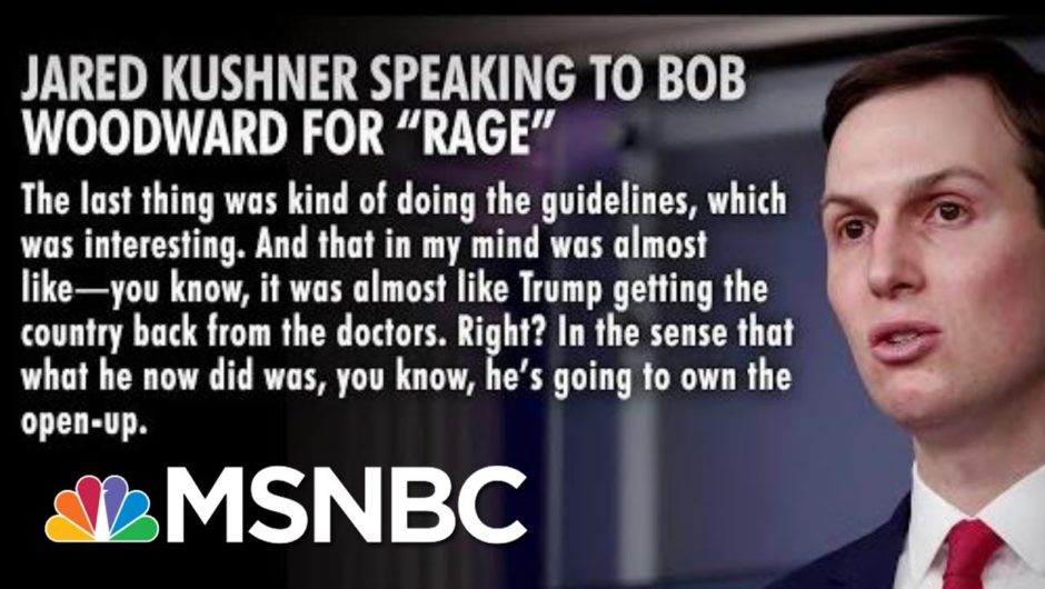 Jared Kushner Said Trump Took Back U.S. From Doctors | Morning Joe | MSNBC