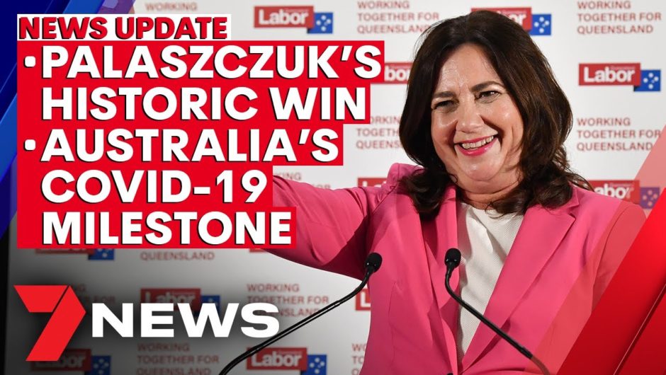 7NEWS Update – November 2: Annastacia Palaszczuk's historic win; Australia's COVID milestone | 7NEWS